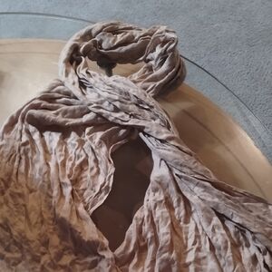 Apt. 9 Crinkled Brown Scarf